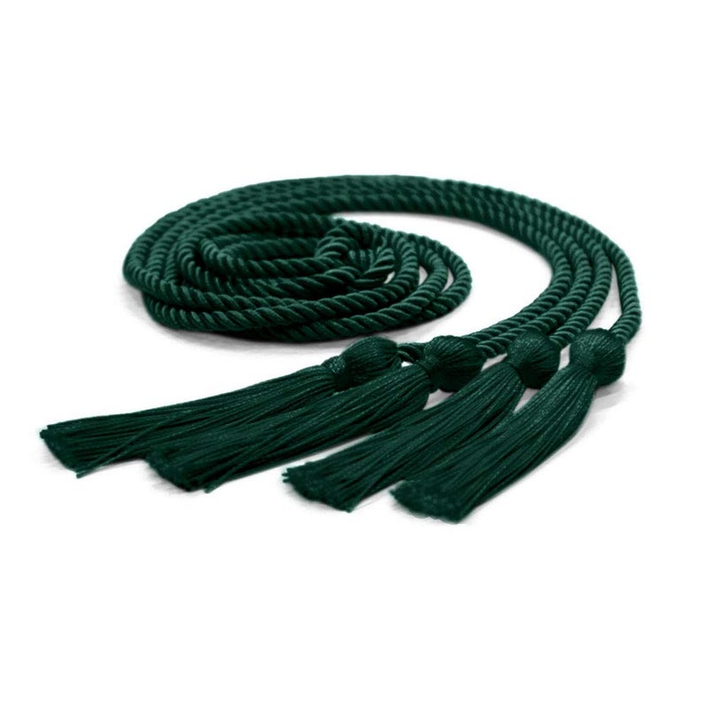 Endea Graduation Double Honor Cord (Hunter Green) - Image 1